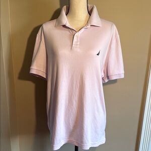 Nautica Men's Pink Polo Shirt